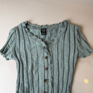 BDG Mint Green Button-Down Shirt